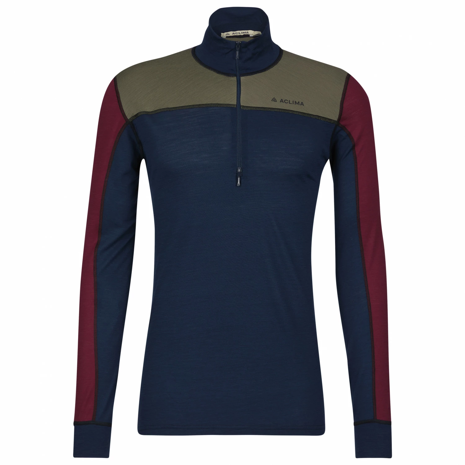 Aclima Lightwool Reinforced Mockneck - Merino Base Layer 3 Aclima Lightwool Reinforced Mockneck - Merino Base Layer