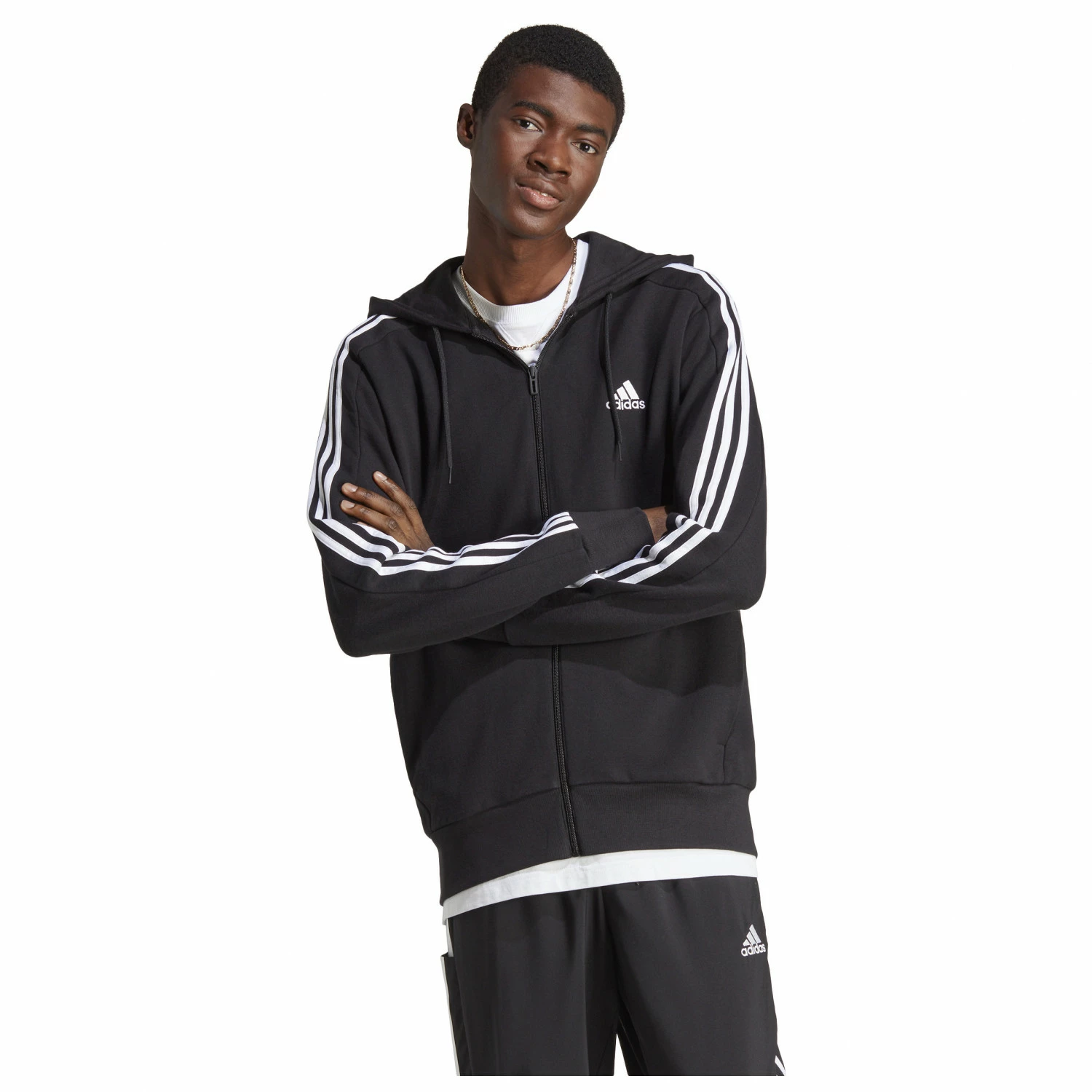 ADIDAS 3-Stripes FT Full Zip Hoody - Hoodie 9 ADIDAS 3-Stripes FT Full Zip Hoody - Hoodie - Image 7