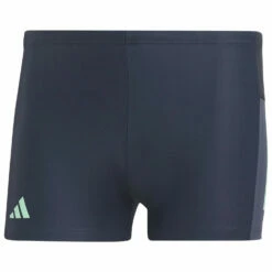 ADIDAS Block 3 Stripes Boxer - Swim Brief