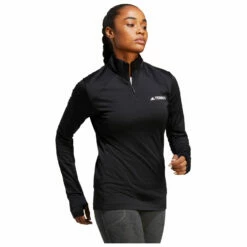 Adidas TERREX Women's Terrex Multi 1/2 Fleece - Fleece Jumper -Outdoor Equipment Sales Shop adidas terrex womens terrex multi 1 2 fleece fleece jumper detail 4