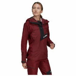 Adidas TERREX Women's Trekking Primeknit Anorak - Waterproof Jacket 13 Adidas TERREX Women's Trekking Primeknit Anorak - Waterproof Jacket -Outdoor Equipment Sales Shop adidas terrex womens trekking primeknit anorak waterproof jacket detail 4