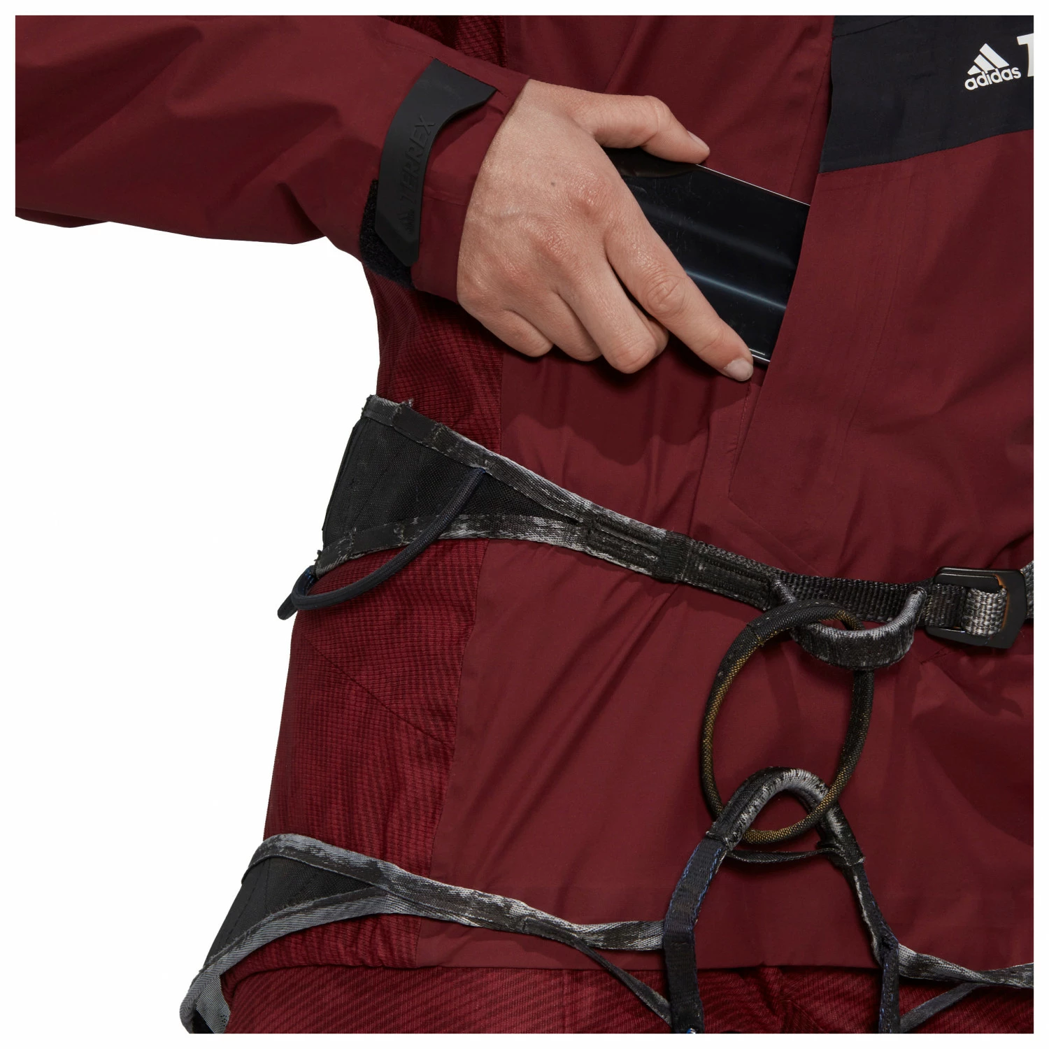Adidas TERREX Women's Trekking Primeknit Anorak - Waterproof Jacket 9 Adidas TERREX Women's Trekking Primeknit Anorak - Waterproof Jacket - Image 7