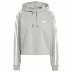 ADIDAS Women's 3-Stripes FT CR Hoody - Hoodie