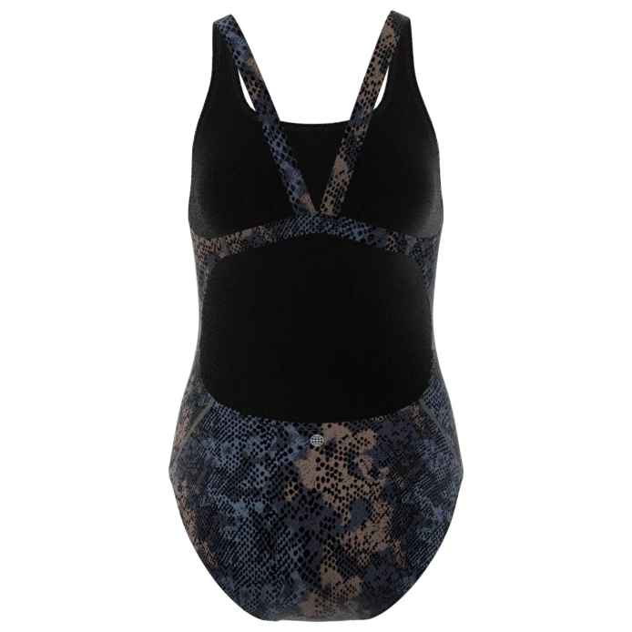 ADIDAS Women's 3 Stripes GFX Suit - Swimsuit 4 ADIDAS Women's 3 Stripes GFX Suit - Swimsuit - Image 2