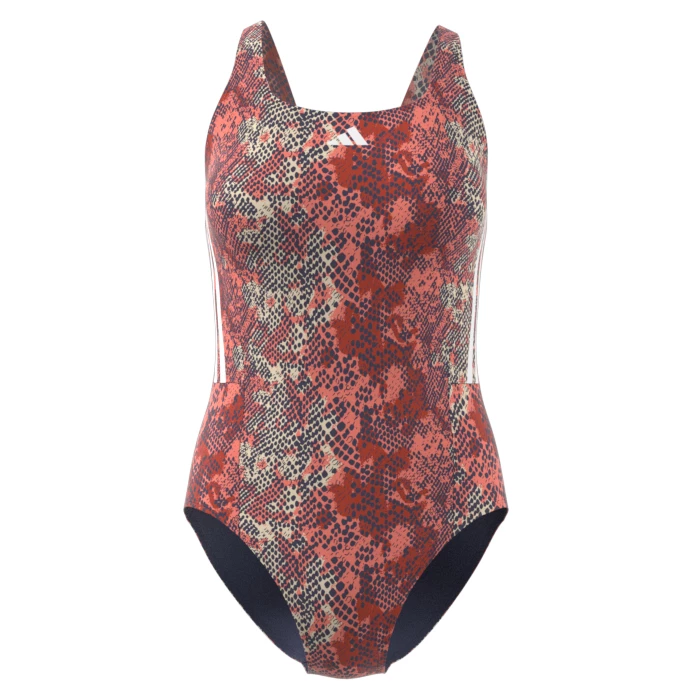 ADIDAS Women's 3 Stripes GFX Suit - Swimsuit 3 ADIDAS Women's 3 Stripes GFX Suit - Swimsuit