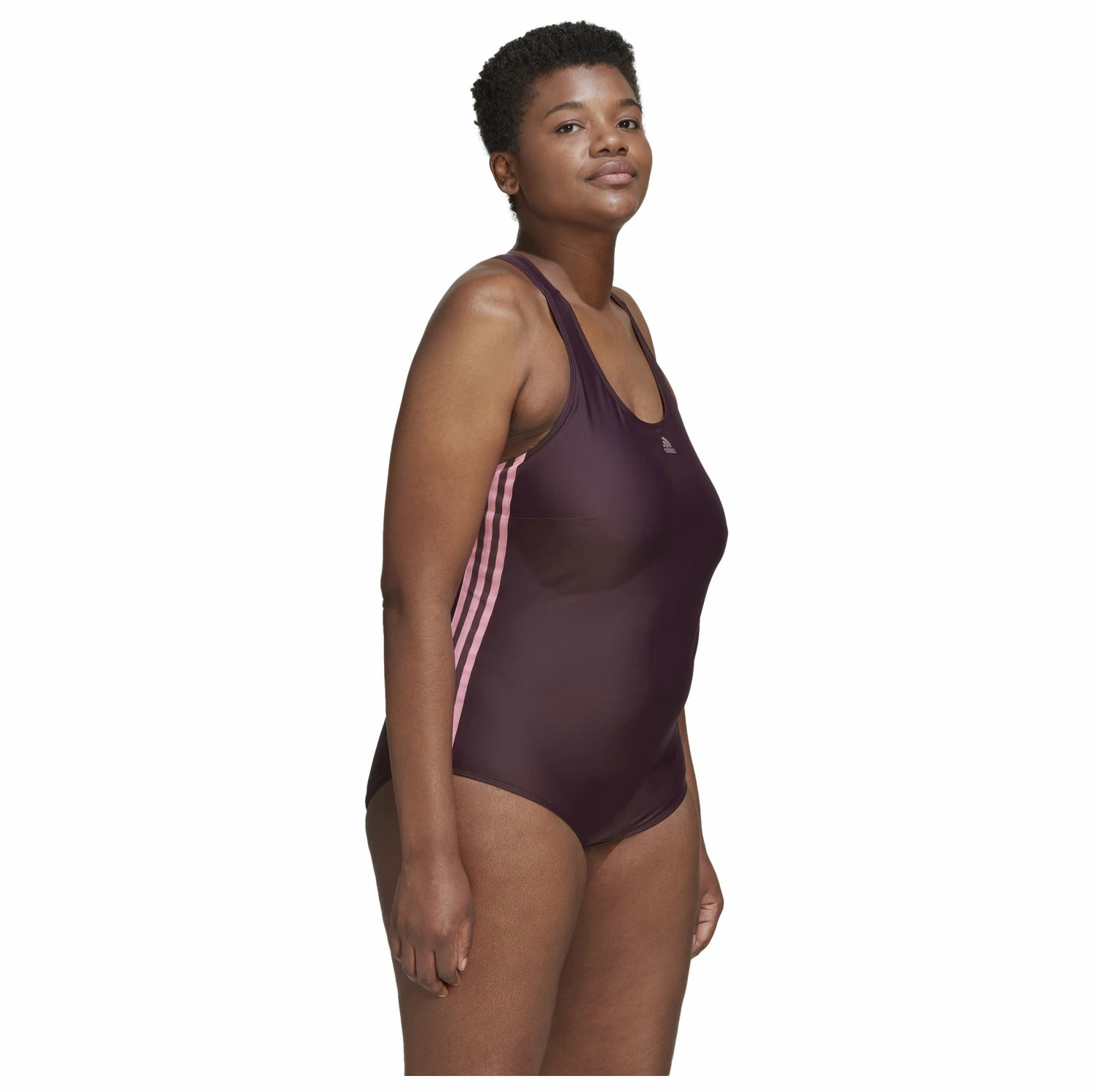 ADIDAS Women's Fit Suit 3 Stripes - Swimsuit 6 ADIDAS Women's Fit Suit 3 Stripes - Swimsuit - Image 4