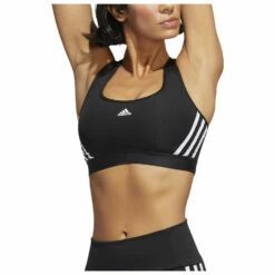 ADIDAS Women's Powerreact Medium Support 3-Stripes - Sports Bra -Outdoor Equipment Sales Shop adidas womens powerreact medium support 3 stripes sports bra detail 6