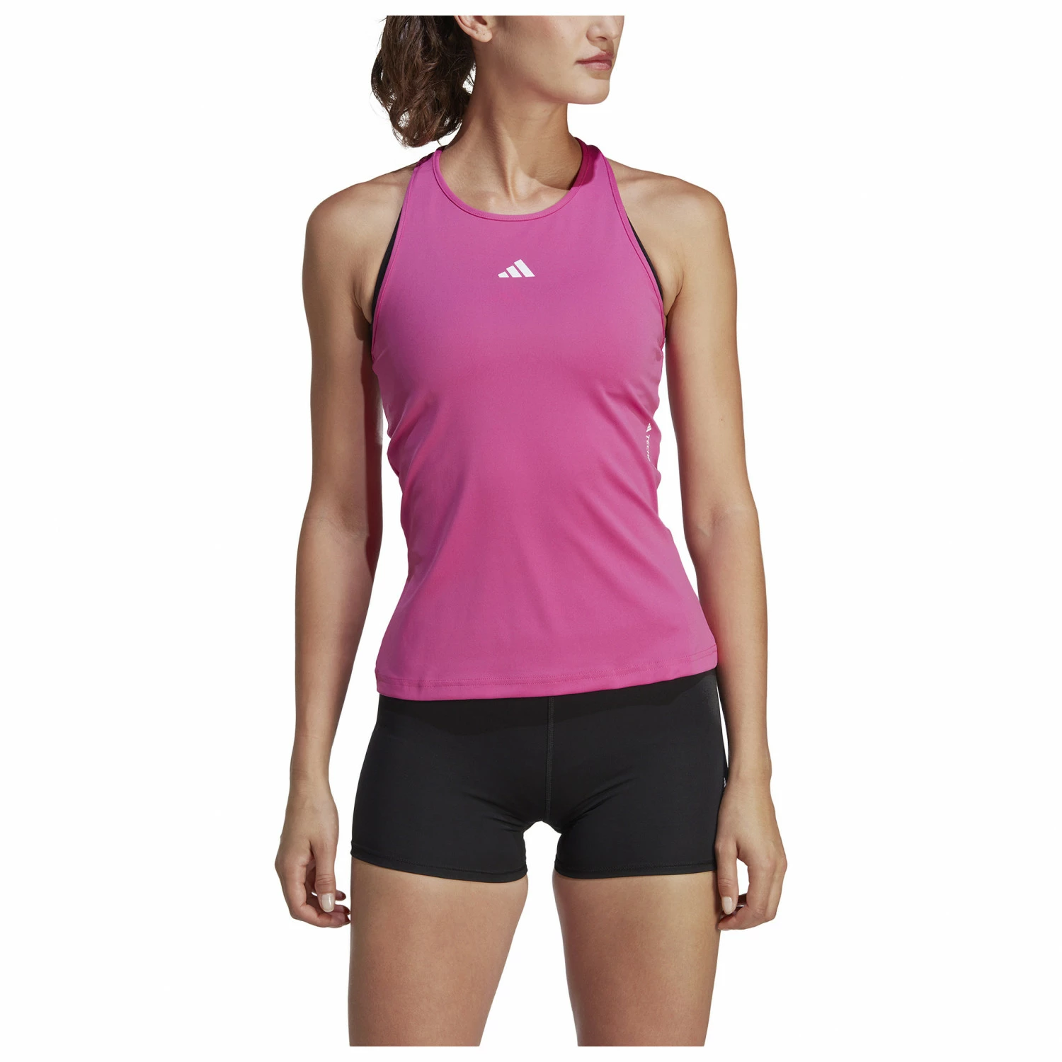 ADIDAS Women's Techfit Racerback Train Tanktop - Tank Top 4 ADIDAS Women's Techfit Racerback Train Tanktop - Tank Top - Image 2