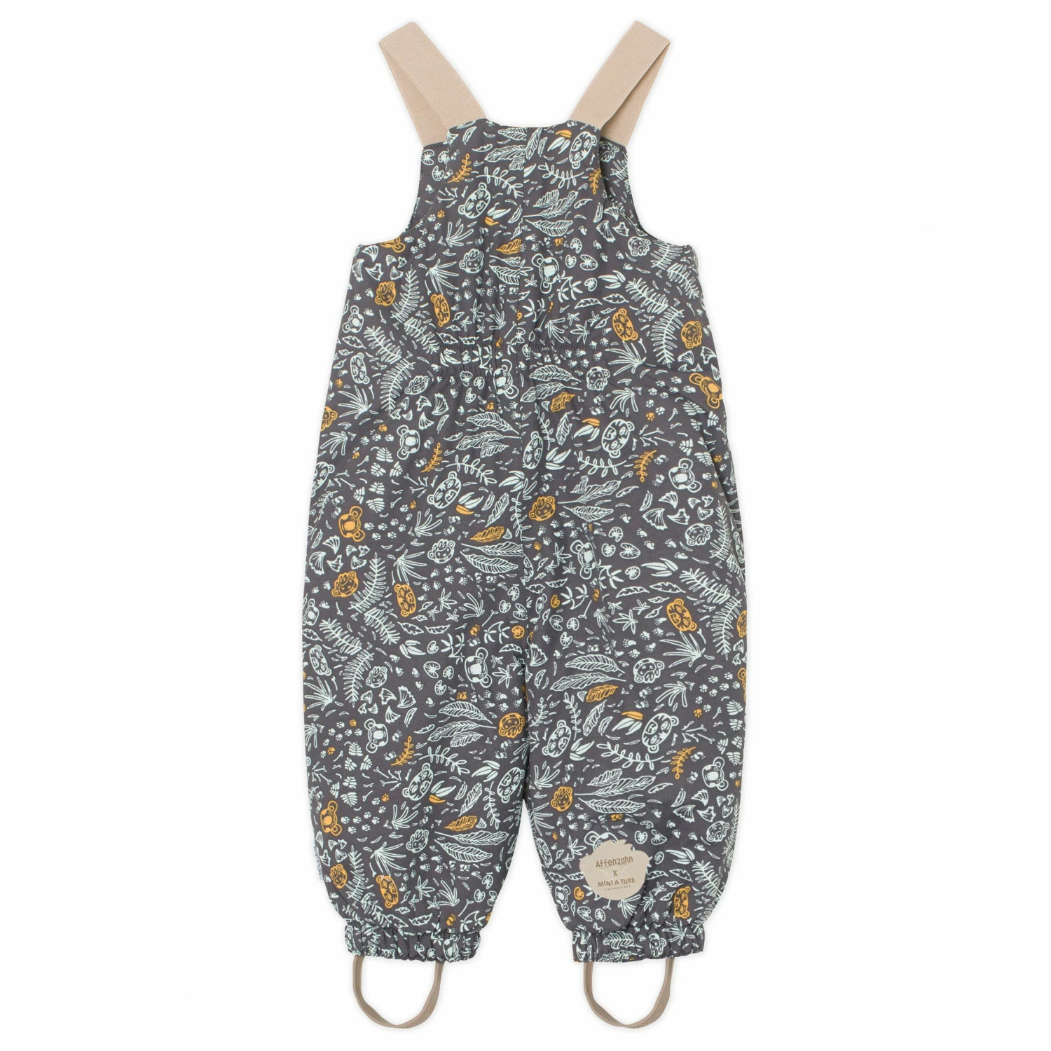 Affenzahn Kid's Aslan Printed Snow Pants - Winter Trousers 4 Affenzahn Kid's Aslan Printed Snow Pants - Winter Trousers - Image 2