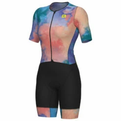 ALE Women's Triathlon Bomb S/S Tri Unitard - Cycling Skinsuit