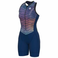 ALE Women's Triathlon Dive Sleeveless Tri Unitard - Cycling Skinsuit