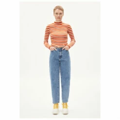 Armedangels Women's Alaani Striped - Longsleeve 8 Armedangels Women's Alaani Striped - Longsleeve -Outdoor Equipment Sales Shop armedangels womens alaani striped longsleeve detail 3