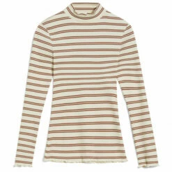 Armedangels Women's Fatimaa Double Stripes - Longsleeve