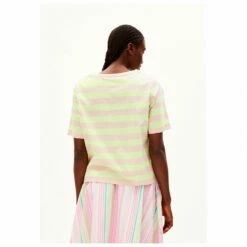 Armedangels Women's Finiaa Block Stripes - T-shirt -Outdoor Equipment Sales Shop armedangels womens finiaa block stripes t shirt detail 3
