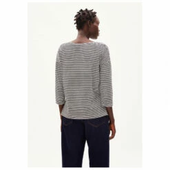 Armedangels Women's Sianaa Lovely Stripes - Longsleeve -Outdoor Equipment Sales Shop armedangels womens sianaa lovely stripes longsleeve detail 3