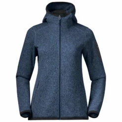 Bergans Women's Kamphaug Knitted Hoodie - Fleece Jacket