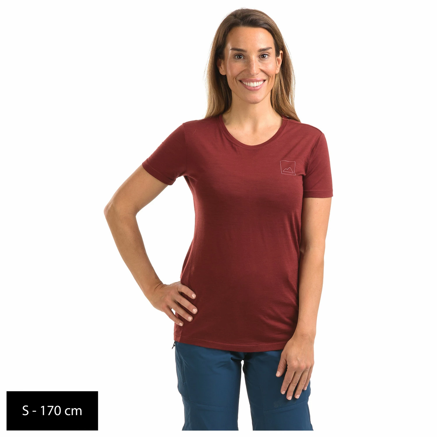Women's Merino150 Bergfreunde Outline T-Shirt - Merino Shirt 6 Women's Merino150 Bergfreunde Outline T-Shirt - Merino Shirt - Image 4