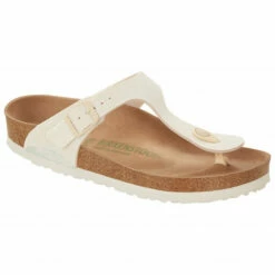 Birkenstock Women's Gizeh TEX Canvas Vegan Rivet Logo - Sandals