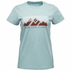 Black Diamond Women's S/S Rise And Climb Tee - T-shirt