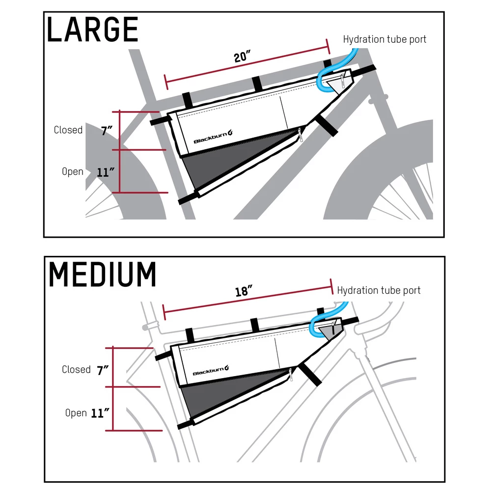 Blackburn Outpost Frame Bag - Bike Bag 6 Blackburn Outpost Frame Bag - Bike Bag - Image 4