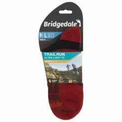 Bridgedale Trail Run Ultralight Merino Sport Low I - Running Socks -Outdoor Equipment Sales Shop bridgedale trail run ultralight merino sport low i running socks detail 3
