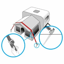 Brunner Stabilizer Kit - Tent Extension 13 Brunner Stabilizer Kit - Tent Extension -Outdoor Equipment Sales Shop brunner stabilizer kit tent extension detail 6