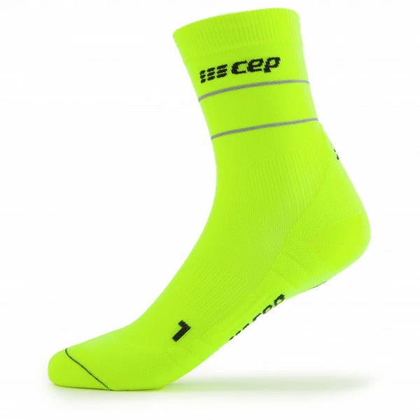 CEP Women's Reflective Mid Cut Socks - Running Socks 3 CEP Women's Reflective Mid Cut Socks - Running Socks