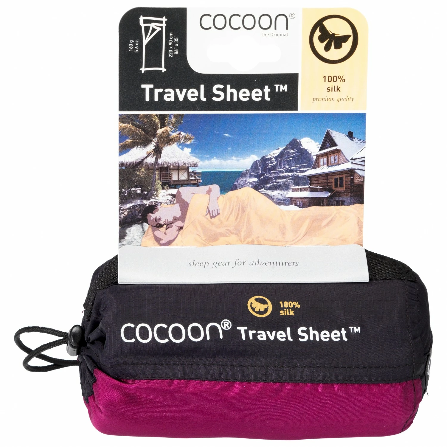 Cocoon TravelSheet Silk - Travel Sleeping Bag 4 Cocoon TravelSheet Silk - Travel Sleeping Bag - Image 2