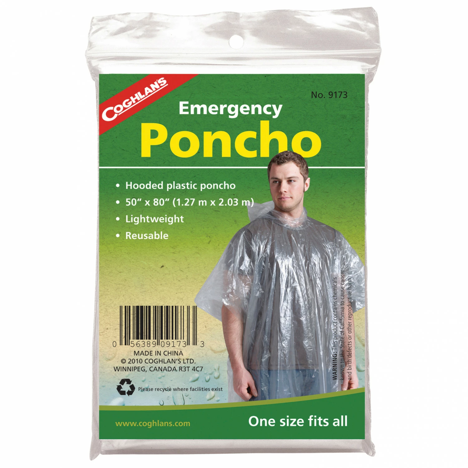 Coghlans Notfall-Poncho - Poncho 5 Coghlans Notfall-Poncho - Poncho - Image 3