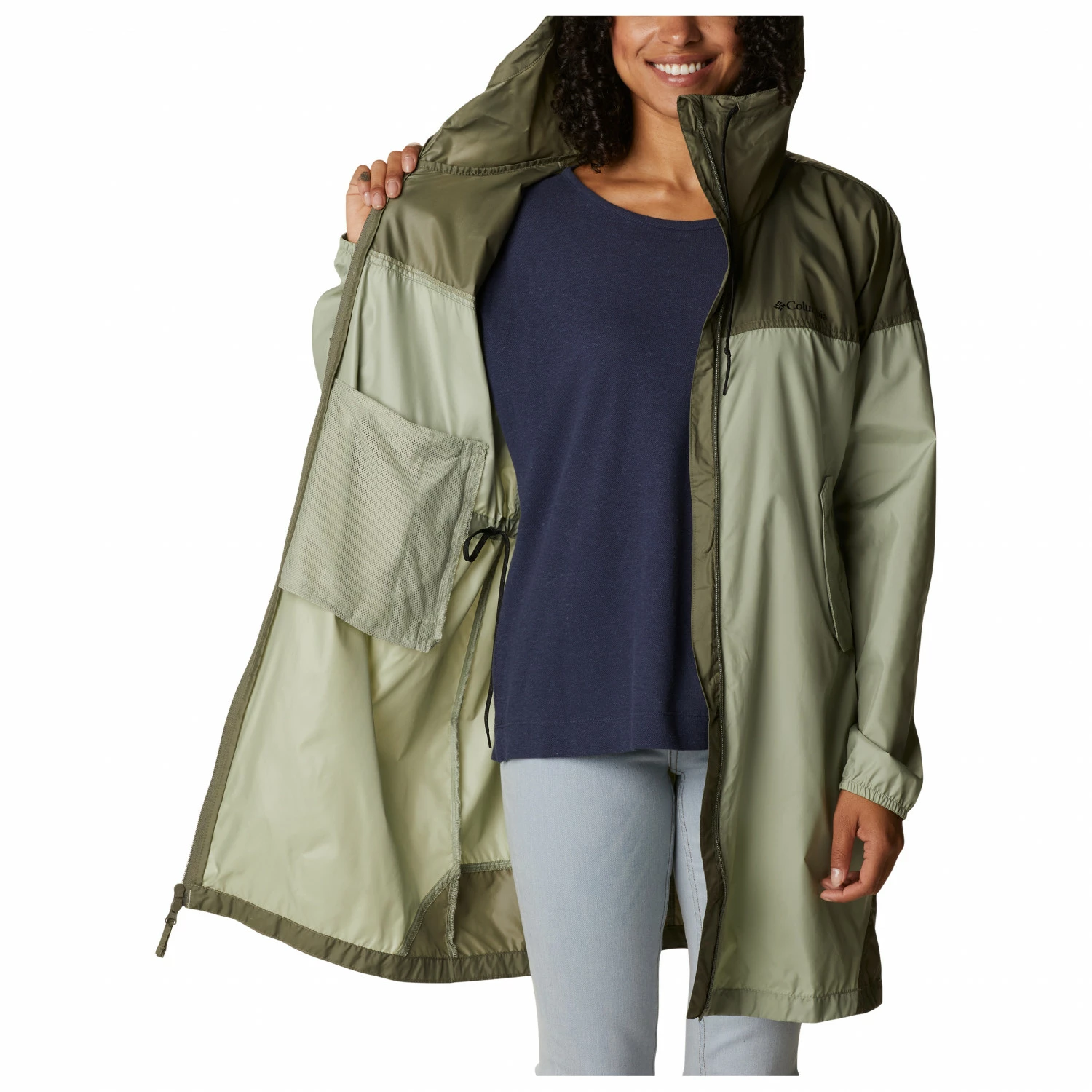 Columbia Women's Flash Challenger Long Windbreaker - Coat 7 Columbia Women's Flash Challenger Long Windbreaker - Coat - Image 5