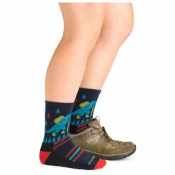 Darn Tough Kid's Ty-Ranger-Saurus Micro Crew Lightweight Cshn - Sports Socks -Outdoor Equipment Sales Shop darn tough kids ty ranger saurus micro crew lightweight cshn sports socks detail 3