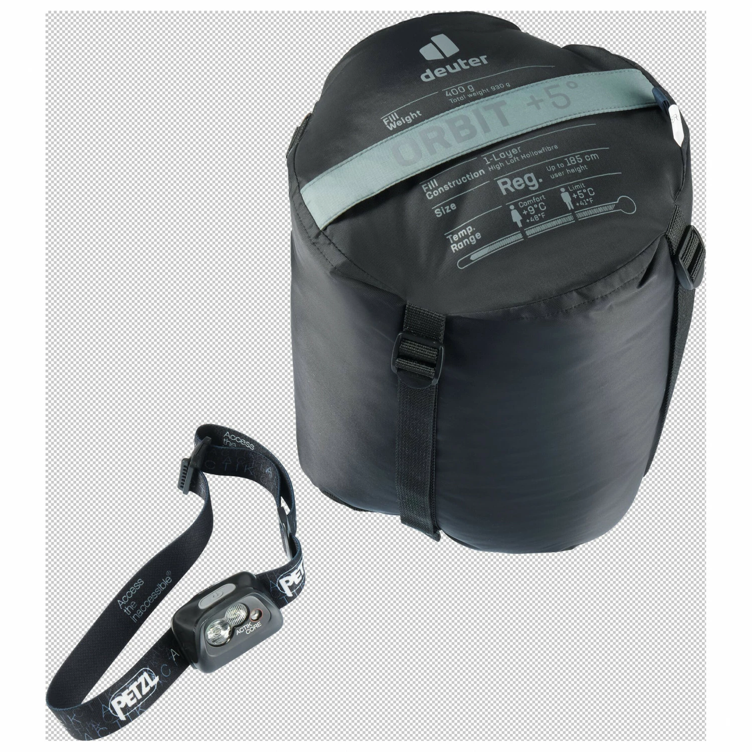 Deuter Orbit +5° - Synthetic Sleeping Bag 5 Deuter Orbit +5° - Synthetic Sleeping Bag - Image 3