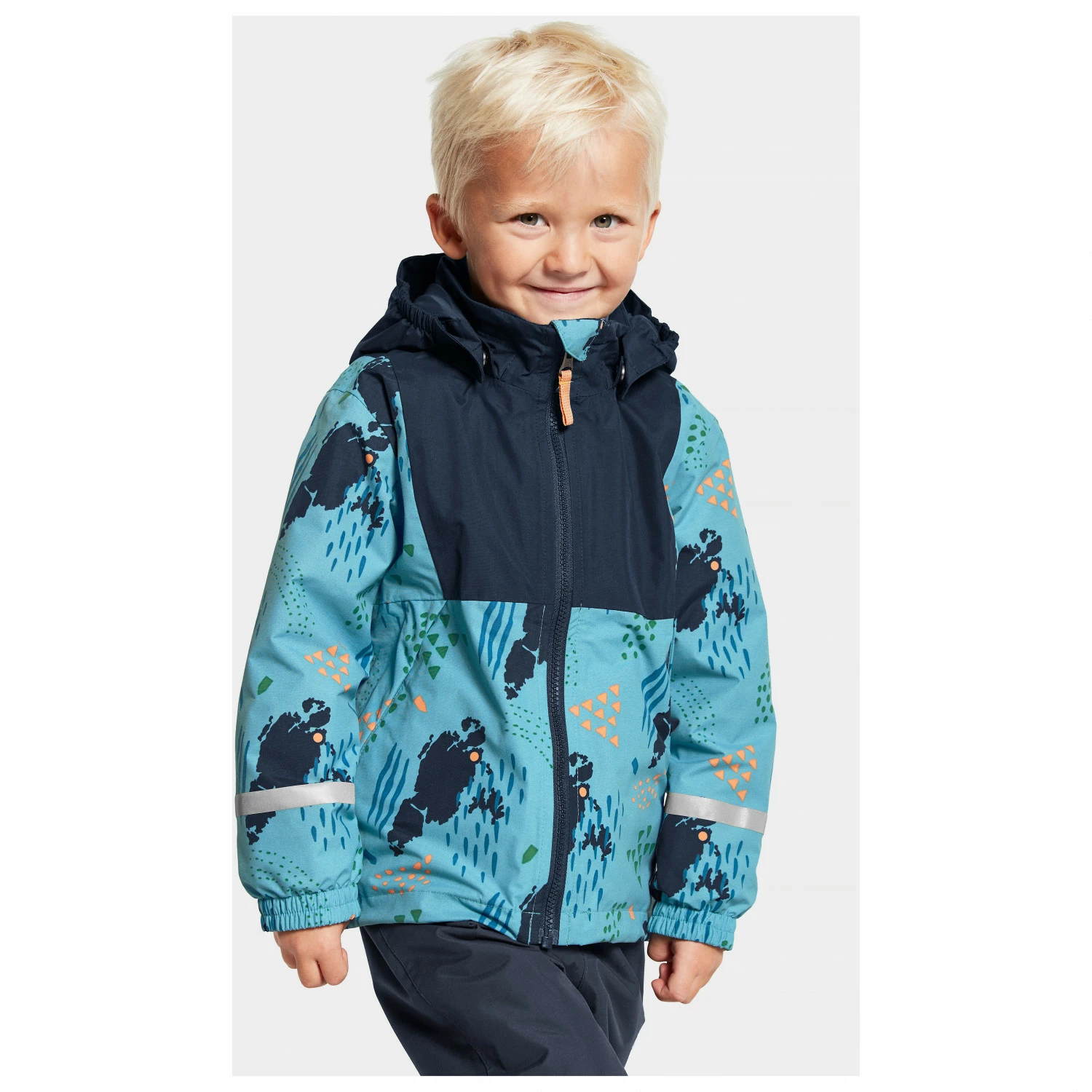 DIDRIKSONS Kid's Stormhatt Printed Jacket - Waterproof Jacket 5 DIDRIKSONS Kid's Stormhatt Printed Jacket - Waterproof Jacket - Image 3