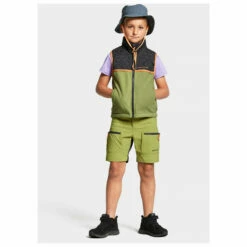 DIDRIKSONS Kid's Tistel Vest - Fleece Vest -Outdoor Equipment Sales Shop didriksons kids tistel vest fleece vest detail 5
