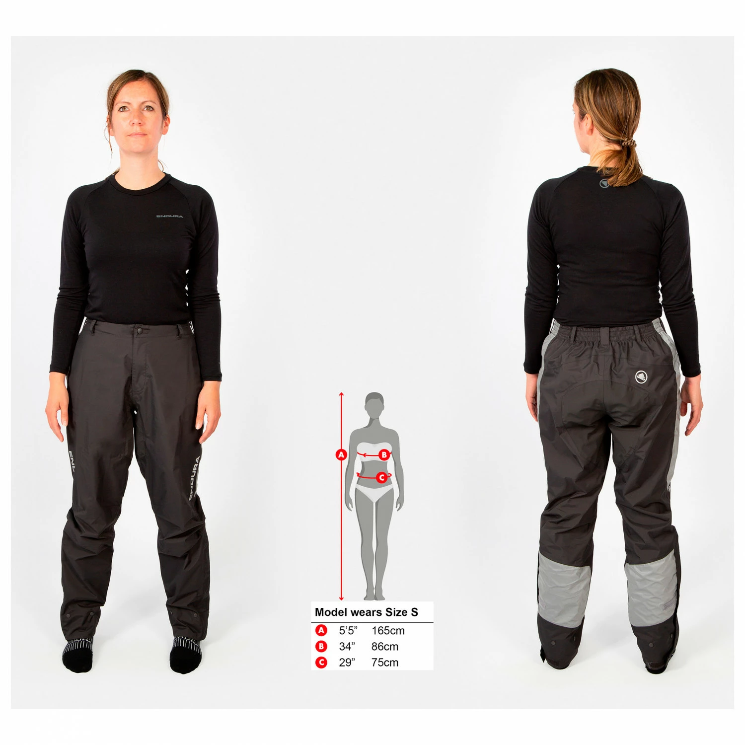 Endura Women's Urban Luminite Waterproof Trousers II - Cycling Bottoms 5 Endura Women's Urban Luminite Waterproof Trousers II - Cycling Bottoms - Image 3