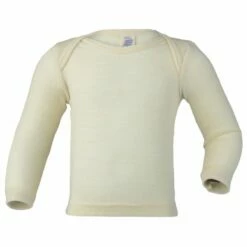 Engel Baby-Schlupfhemd Langarm Feinripp - Merino Base Layer