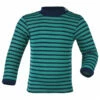 Engel Baby-Shirt L/S Geringelt - Merino Base Layer