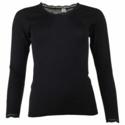 Engel Women's Shirt L/S Mit Spitze - Merino Base Layer