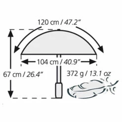 Euroschirm Birdiepal Outdoor - Umbrella 16 Euroschirm Birdiepal Outdoor - Umbrella -Outdoor Equipment Sales Shop euroschirm birdiepal outdoor umbrella bf 1 detail 2