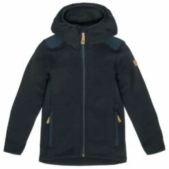 FJÄLLRÄVEN Kid's Keb Fleece Hoodie - Wool Jacket