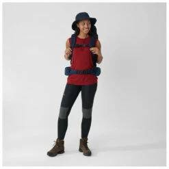 FJÄLLRÄVEN Women's Abisko Wool Tank Top - Merino Shirt 9 FJÄLLRÄVEN Women's Abisko Wool Tank Top - Merino Shirt -Outdoor Equipment Sales Shop fjaellraeven womens abisko wool tank top merino shirt detail 2