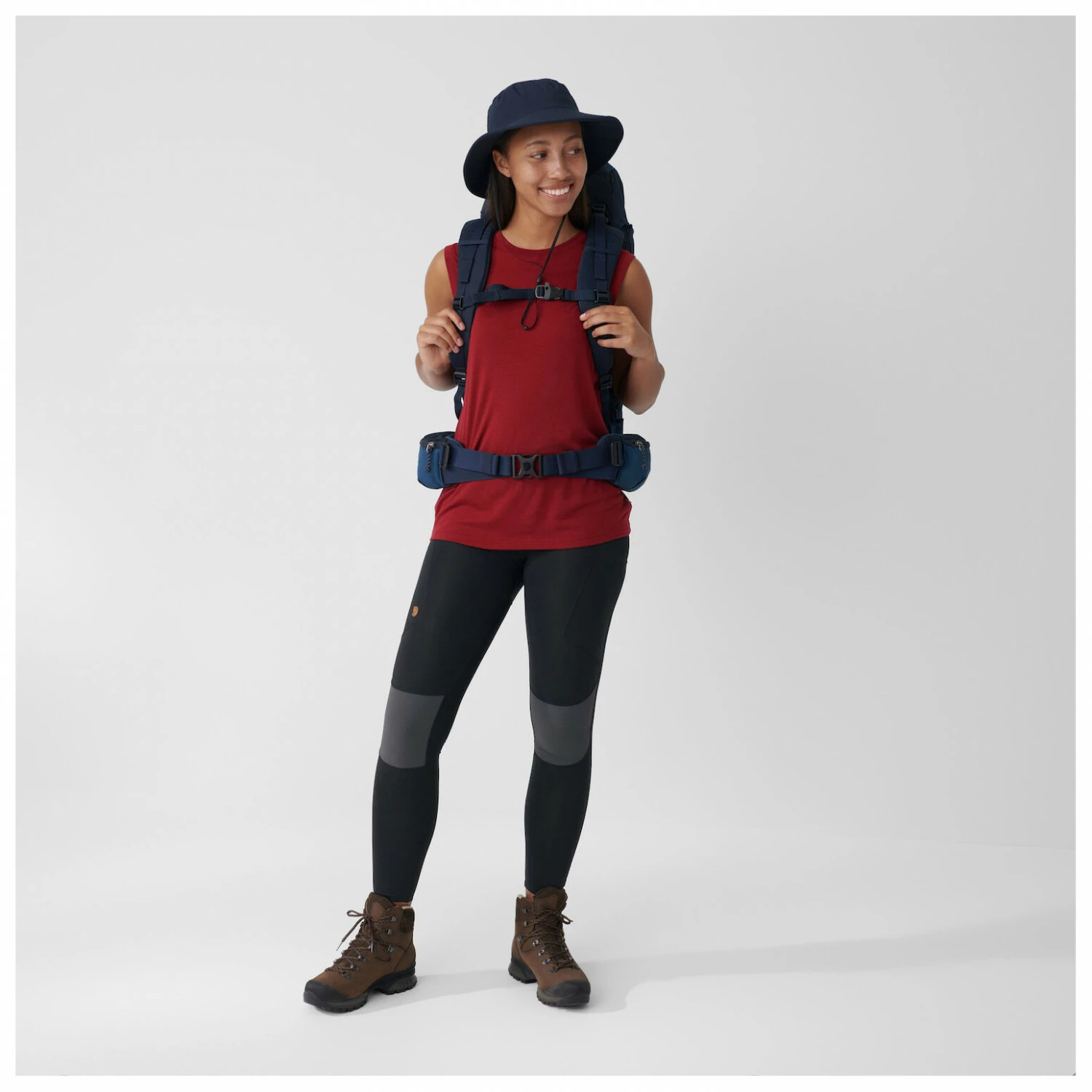 FJÄLLRÄVEN Women's Abisko Wool Tank Top - Merino Shirt 4 FJÄLLRÄVEN Women's Abisko Wool Tank Top - Merino Shirt - Image 2