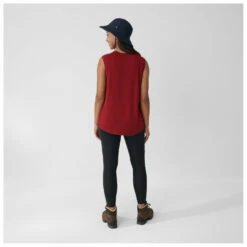FJÄLLRÄVEN Women's Abisko Wool Tank Top - Merino Shirt 10 FJÄLLRÄVEN Women's Abisko Wool Tank Top - Merino Shirt -Outdoor Equipment Sales Shop fjaellraeven womens abisko wool tank top merino shirt detail 3