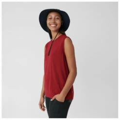 FJÄLLRÄVEN Women's Abisko Wool Tank Top - Merino Shirt 11 FJÄLLRÄVEN Women's Abisko Wool Tank Top - Merino Shirt -Outdoor Equipment Sales Shop fjaellraeven womens abisko wool tank top merino shirt detail 4