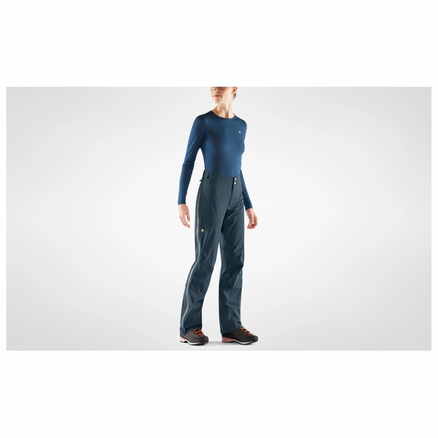 FJÄLLRÄVEN Women's Bergtagen Lite Eco-Shell Trousers - Waterproof Trousers 5 FJÄLLRÄVEN Women's Bergtagen Lite Eco-Shell Trousers - Waterproof Trousers - Image 3