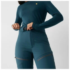 FJÄLLRÄVEN Women's Bergtagen Touring Trousers - Ski Touring Trousers -Outdoor Equipment Sales Shop fjaellraeven womens bergtagen touring trousers ski touring trousers detail 6