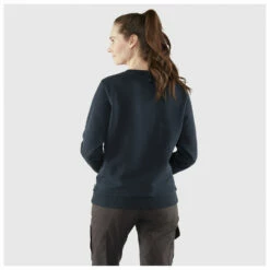 FJÄLLRÄVEN Women's Fjällräven Logo Sweater - Jumper -Outdoor Equipment Sales Shop fjaellraeven womens fjaellraeven logo sweater jumper detail 5