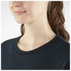 FJÄLLRÄVEN Women's Fjällräven Logo Sweater - Jumper -Outdoor Equipment Sales Shop fjaellraeven womens fjaellraeven logo sweater jumper detail 7