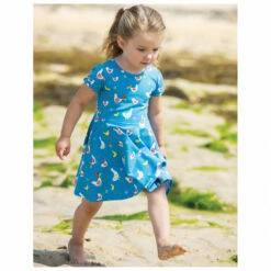 Frugi Kid's Spring Skater Dress - Dress 7 Frugi Kid's Spring Skater Dress - Dress -Outdoor Equipment Sales Shop frugi kids spring skater dress dress detail 3