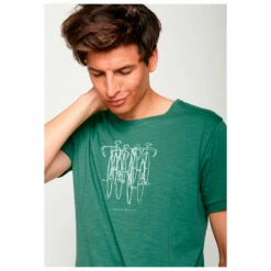 Bike Sketch Spice - T-shirt -Outdoor Equipment Sales Shop greenbomb bike sketch spice t shirt detail 4